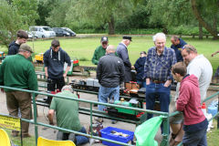 Busy steaming bay