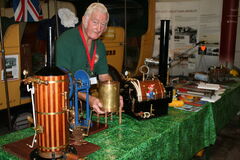 Ernie with display tables